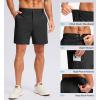 G Gradual Men’s Casual Shorts 7″/ 9″/ 5″ Lightweight 4 Pockets Stretch Quick-Dry Summer Shorts for Golf Work Hiking Trips(Black)