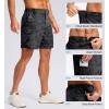 G Gradual Men’s Casual Shorts 7″/ 9″/ 5″ Lightweight 4 Pockets Stretch Quick-Dry Summer Shorts for Golf Work Hiking Trips(Black Camo)