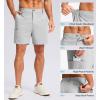 G Gradual Men’s Casual Shorts 7″/ 9″/ 5″ Lightweight 4 Pockets Stretch Quick-Dry Summer Shorts for Golf Work Hiking Trips(Bright Gray)
