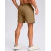 G Gradual Men’s Casual Shorts 7″/ 9″/ 5″ Lightweight 4 Pockets Stretch Quick-Dry Summer Shorts for Golf Work Hiking Trips(Dark Khaki)