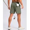 G Gradual Men’s Casual Shorts 7″/ 9″/ 5″ Lightweight 4 Pockets Stretch Quick-Dry Summer Shorts for Golf Work Hiking Trips(Grey Sage)