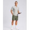 G Gradual Men’s Casual Shorts 7″/ 9″/ 5″ Lightweight 4 Pockets Stretch Quick-Dry Summer Shorts for Golf Work Hiking Trips(Grey Sage)