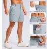 G Gradual Men’s Casual Shorts 7″/ 9″/ 5″ Lightweight 4 Pockets Stretch Quick-Dry Summer Shorts for Golf Work Hiking Trips(Light Grey)