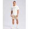 G Gradual Men’s Casual Shorts 7″/ 9″/ 5″ Lightweight 4 Pockets Stretch Quick-Dry Summer Shorts for Golf Work Hiking Trips(Light Khaki)