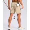 G Gradual Men’s Casual Shorts 7″/ 9″/ 5″ Lightweight 4 Pockets Stretch Quick-Dry Summer Shorts for Golf Work Hiking Trips(Light Khaki)