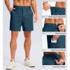 G Gradual Men’s Casual Shorts 7″/ 9″/ 5″ Lightweight 4 Pockets Stretch Quick-Dry Summer Shorts for Golf Work Hiking Trips(Tibetan Blue)