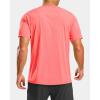 G Gradual Men’s Workout Shirts Quick Dry Athletic Running T-Shirts Lightweight Moisture Wicking Short Sleeve Sports Gym Tops(Brick Red Heather)