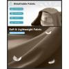 G Gradual Men’s Workout Shirts Quick Dry Athletic Running T-Shirts Lightweight Moisture Wicking Short Sleeve Sports Gym Tops(Brown)