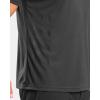 G Gradual Men’s Workout Shirts Quick Dry Athletic Running T-Shirts Lightweight Moisture Wicking Short Sleeve Sports Gym Tops(Dark Grey Heather)