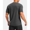 G Gradual Men’s Workout Shirts Quick Dry Athletic Running T-Shirts Lightweight Moisture Wicking Short Sleeve Sports Gym Tops(Dark Grey Heather)