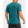 G Gradual Men’s Workout Shirts Quick Dry Athletic Running T-Shirts Lightweight Moisture Wicking Short Sleeve Sports Gym Tops(Teal)