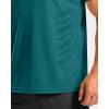 G Gradual Men’s Workout Shirts Quick Dry Athletic Running T-Shirts Lightweight Moisture Wicking Short Sleeve Sports Gym Tops(Teal)