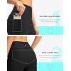 G GRADUAL Women’s 11″ Long Swim Board Shorts High Waisted Knee Length Beach Swimming Shorts for Women with Pockets Liner(Black)