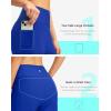 G GRADUAL Women’s 11″ Long Swim Board Shorts High Waisted Knee Length Beach Swimming Shorts for Women with Pockets Liner(Blue)
