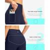G GRADUAL Women’s 11″ Long Swim Board Shorts High Waisted Knee Length Beach Swimming Shorts for Women with Pockets Liner(Navy)