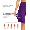 G GRADUAL Women’s 11″ Long Swim Board Shorts High Waisted Knee Length Beach Swimming Shorts for Women with Pockets Liner(Purple)