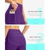 G GRADUAL Women’s 11″ Long Swim Board Shorts High Waisted Knee Length Beach Swimming Shorts for Women with Pockets Liner(Purple)