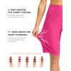 G GRADUAL Women’s 11″ Long Swim Board Shorts High Waisted Knee Length Beach Swimming Shorts for Women with Pockets Liner(Rosy)