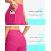 G GRADUAL Women’s 11″ Long Swim Board Shorts High Waisted Knee Length Beach Swimming Shorts for Women with Pockets Liner(Rosy)