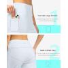 G GRADUAL Women’s 11″ Long Swim Board Shorts High Waisted Knee Length Beach Swimming Shorts for Women with Pockets Liner(White)