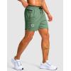 G Gradual Men’s Running Athletic Shorts with Zipper Pocket 5″/ 7″ Lightweight Quick Dry Gym Workout Shorts for Tennis Active(Jasmine Green)