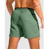 G Gradual Men’s Running Athletic Shorts with Zipper Pocket 5″/ 7″ Lightweight Quick Dry Gym Workout Shorts for Tennis Active(Jasmine Green)