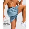 G Gradual Men’s Running Athletic Shorts with Zipper Pocket 5″/ 7″ Lightweight Quick Dry Gym Workout Shorts for Tennis Active(Light Blue)