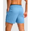 G Gradual Men’s Running Athletic Shorts with Zipper Pocket 5″/ 7″ Lightweight Quick Dry Gym Workout Shorts for Tennis Active(Sky Blue)