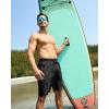 G Gradual Men’s Swim Trunks 9″ Quick Dry Swimming Board Shorts with Zipper Pockets Swimwear Bathing Suit for Men No Liner(Black)