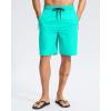 G Gradual Men’s Swim Trunks 9″ Quick Dry Swimming Board Shorts with Zipper Pockets Swimwear Bathing Suit for Men No Liner(Cyan)