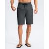 G Gradual Men’s Swim Trunks 9″ Quick Dry Swimming Board Shorts with Zipper Pockets Swimwear Bathing Suit for Men No Liner(Dark Grey)