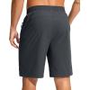 G Gradual Men’s Swim Trunks 9″ Quick Dry Swimming Board Shorts with Zipper Pockets Swimwear Bathing Suit for Men No Liner(Dark Grey)