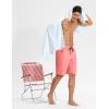 G Gradual Men’s Swim Trunks 9″ Quick Dry Swimming Board Shorts with Zipper Pockets Swimwear Bathing Suit for Men No Liner(Hyper Pink)