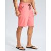 G Gradual Men’s Swim Trunks 9″ Quick Dry Swimming Board Shorts with Zipper Pockets Swimwear Bathing Suit for Men No Liner(Hyper Pink)