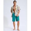 G Gradual Men’s Swim Trunks 9″ Quick Dry Swimming Board Shorts with Zipper Pockets Swimwear Bathing Suit for Men No Liner(Lake Green)
