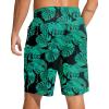G Gradual Men’s Swim Trunks 9″ Quick Dry Swimming Board Shorts with Zipper Pockets Swimwear Bathing Suit for Men No Liner(Leaf)
