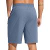 G Gradual Men’s Swim Trunks 9″ Quick Dry Swimming Board Shorts with Zipper Pockets Swimwear Bathing Suit for Men No Liner(Light Blue)
