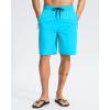 G Gradual Men’s Swim Trunks 9″ Quick Dry Swimming Board Shorts with Zipper Pockets Swimwear Bathing Suit for Men No Liner(Sky Blue)