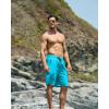 G Gradual Men’s Swim Trunks 9″ Quick Dry Swimming Board Shorts with Zipper Pockets Swimwear Bathing Suit for Men No Liner(Sky Blue)