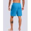 G Gradual Mens Swim Trunks with Compression Liner 7″ Quick Dry Board Shorts Swimsuit Bathing Suit for Men with Zipper Pockets(Blue)