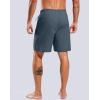 G Gradual Mens Swim Trunks with Compression Liner 7″ Quick Dry Board Shorts Swimsuit Bathing Suit for Men with Zipper Pockets(Dusty Blue)