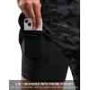 G Gradual Mens Swim Trunks with Compression Liner 7″ Quick Dry Board Shorts Swimsuit Bathing Suit for Men with Zipper Pockets(Grey Camo)