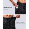 G Gradual Mens Swim Trunks with Compression Liner 7″ Quick Dry Board Shorts Swimsuit Bathing Suit for Men with Zipper Pockets(Grey Camo)