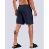 G Gradual Mens Swim Trunks with Compression Liner 7″ Quick Dry Board Shorts Swimsuit Bathing Suit for Men with Zipper Pockets(Navy)