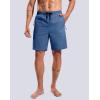 G Gradual Mens Swim Trunks with Compression Liner 7″ Quick Dry Board Shorts Swimsuit Bathing Suit for Men with Zipper Pockets(Slate Blue)