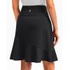 G Gradual Skorts Skirts for Women with 5 Pockets 20″ Knee Length Golf Skirt Modest Long Tennis Athletic Skirts for Women(Black)