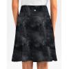 G Gradual Skorts Skirts for Women with 5 Pockets 20″ Knee Length Golf Skirt Modest Long Tennis Athletic Skirts for Women(Black Tie-dye)