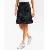 G Gradual Skorts Skirts for Women with 5 Pockets 20″ Knee Length Golf Skirt Modest Long Tennis Athletic Skirts for Women(Black Tie-dye)