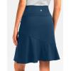 G Gradual Skorts Skirts for Women with 5 Pockets 20″ Knee Length Golf Skirt Modest Long Tennis Athletic Skirts for Women(Blue)