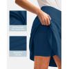 G Gradual Skorts Skirts for Women with 5 Pockets 20″ Knee Length Golf Skirt Modest Long Tennis Athletic Skirts for Women(Blue)